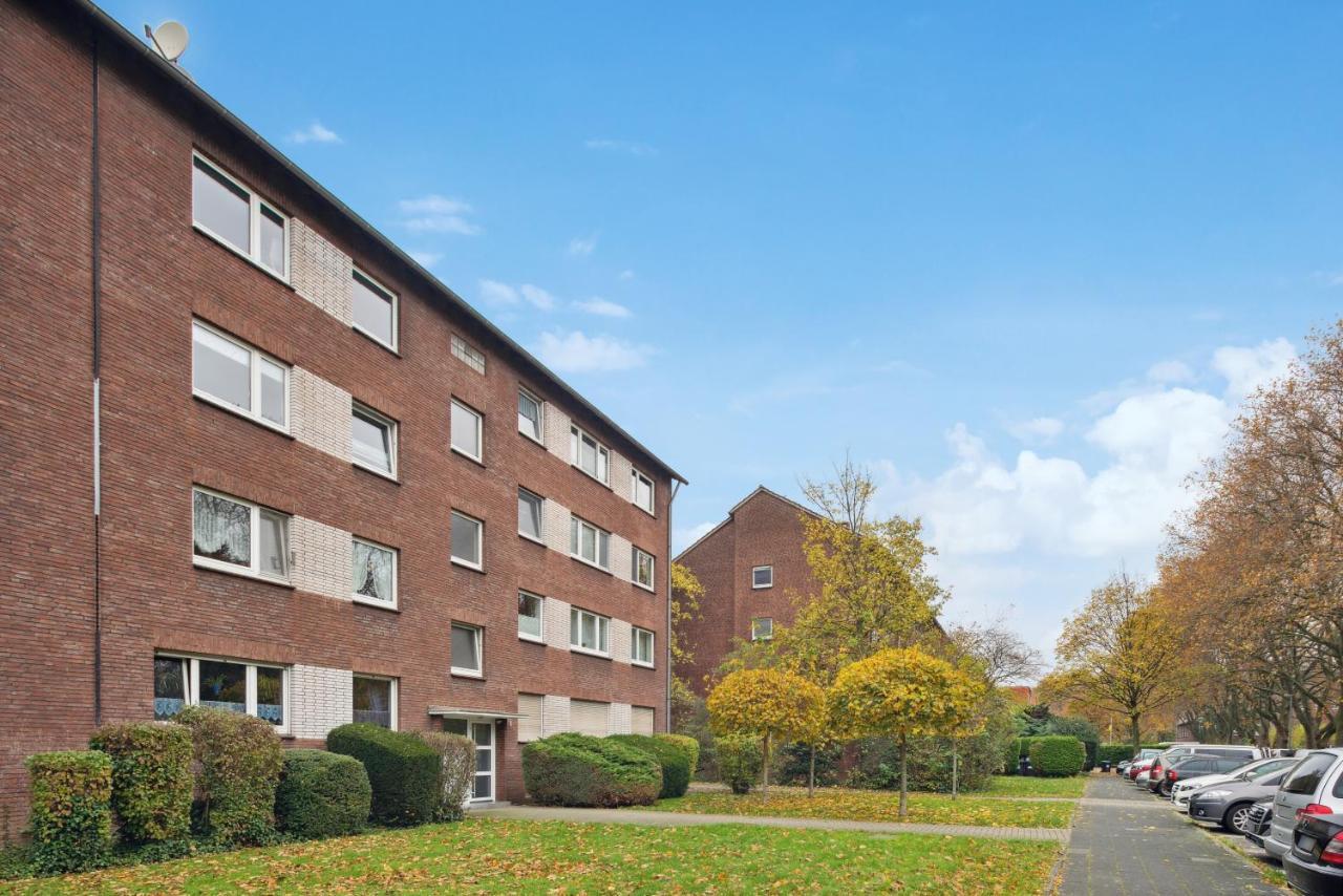 1 Zi. Wohnung, 34M², Parken, Messe Dus ดุยส์บูร์ก ภายนอก รูปภาพ